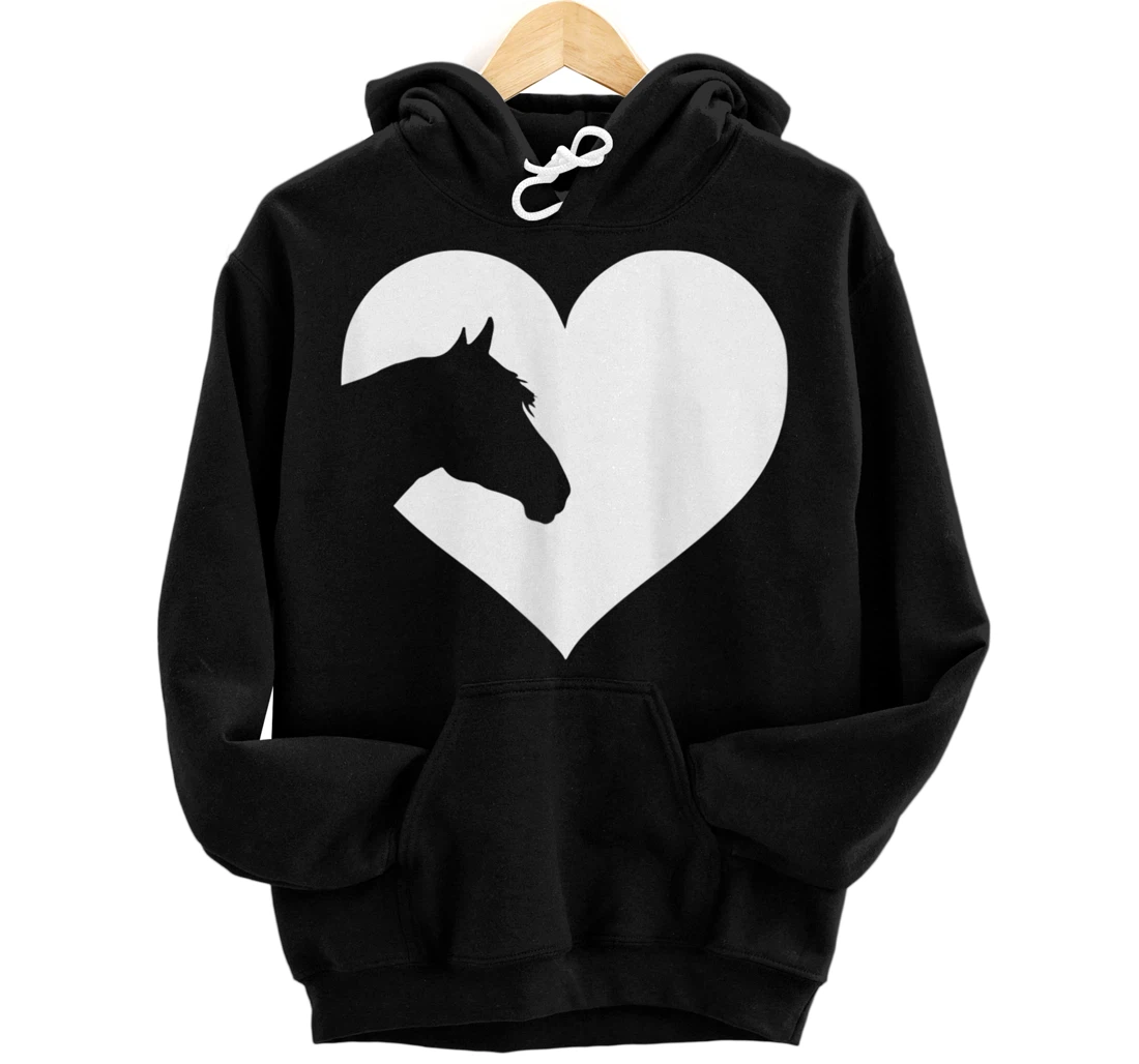 Horse Lover Girl Women Horseback Riding Equestrian Cowgirl Pullover Hoodie