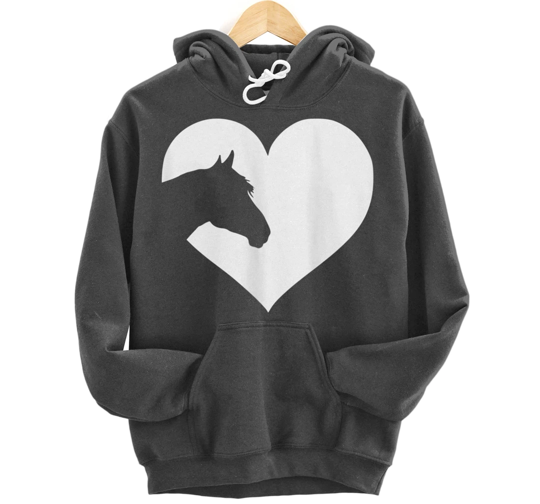 Horse Lover Girl Women Horseback Riding Equestrian Cowgirl Pullover Hoodie