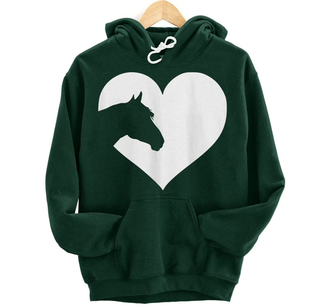 Horse Lover Girl Women Horseback Riding Equestrian Cowgirl Pullover Hoodie