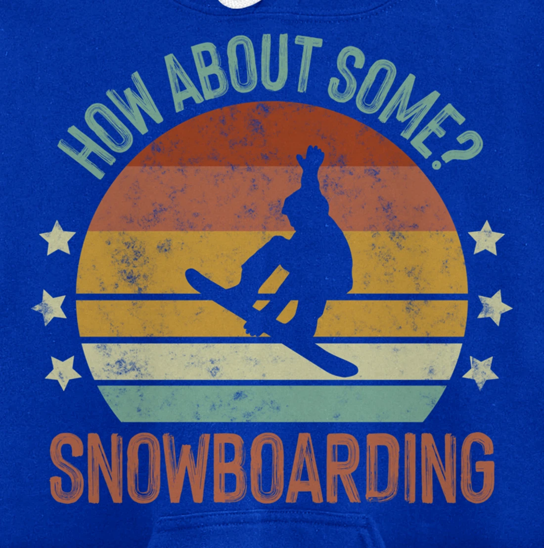 Snowboarding Is My Favorite Season Winter Ice Sports Retro Pullover Hoodie