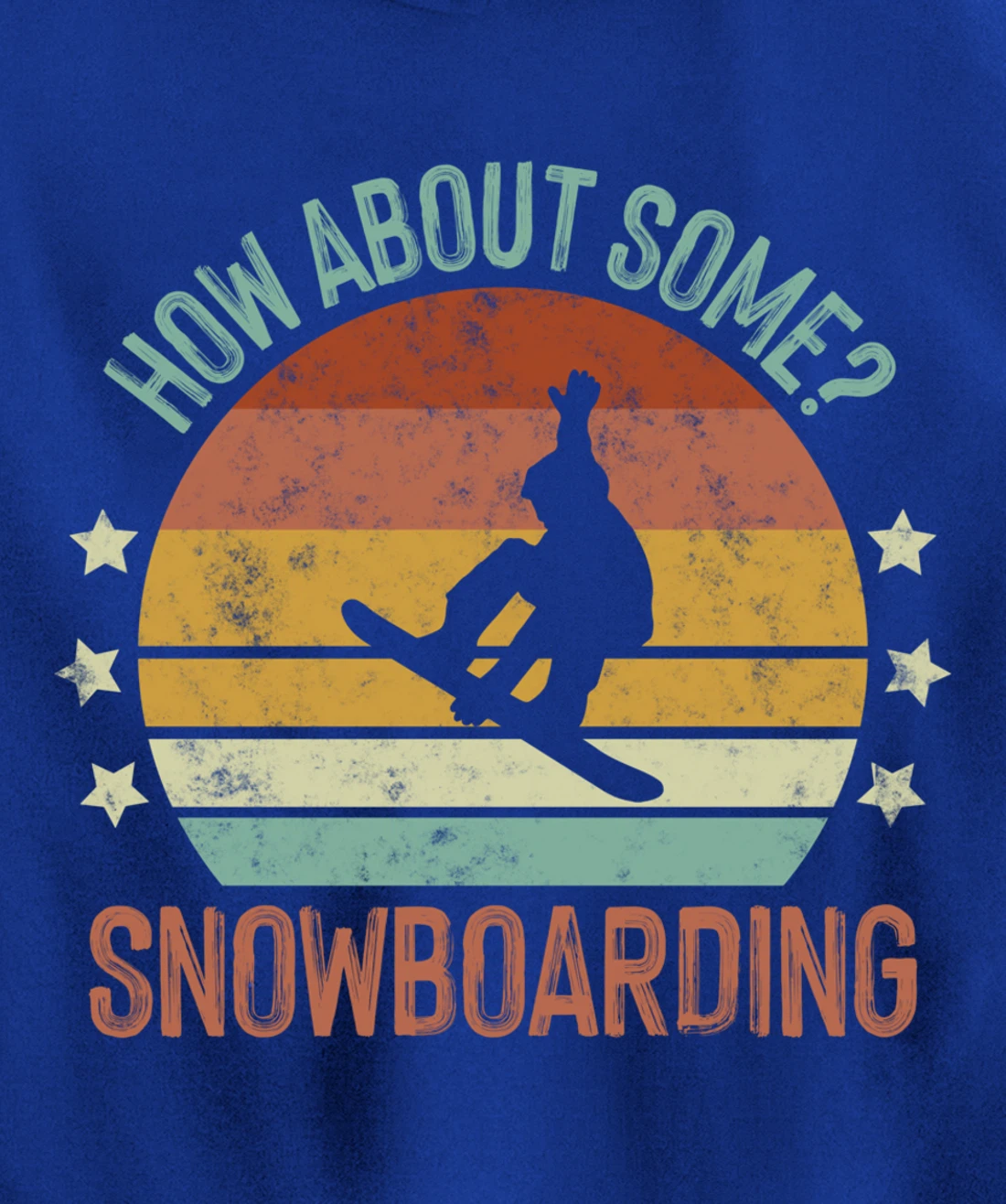 Snowboarding Is My Favorite Season Winter Ice Sports Retro Pullover Hoodie
