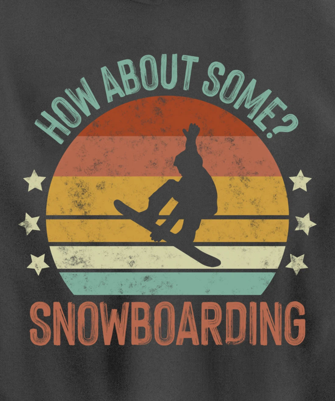Snowboarding Is My Favorite Season Winter Ice Sports Retro Pullover Hoodie