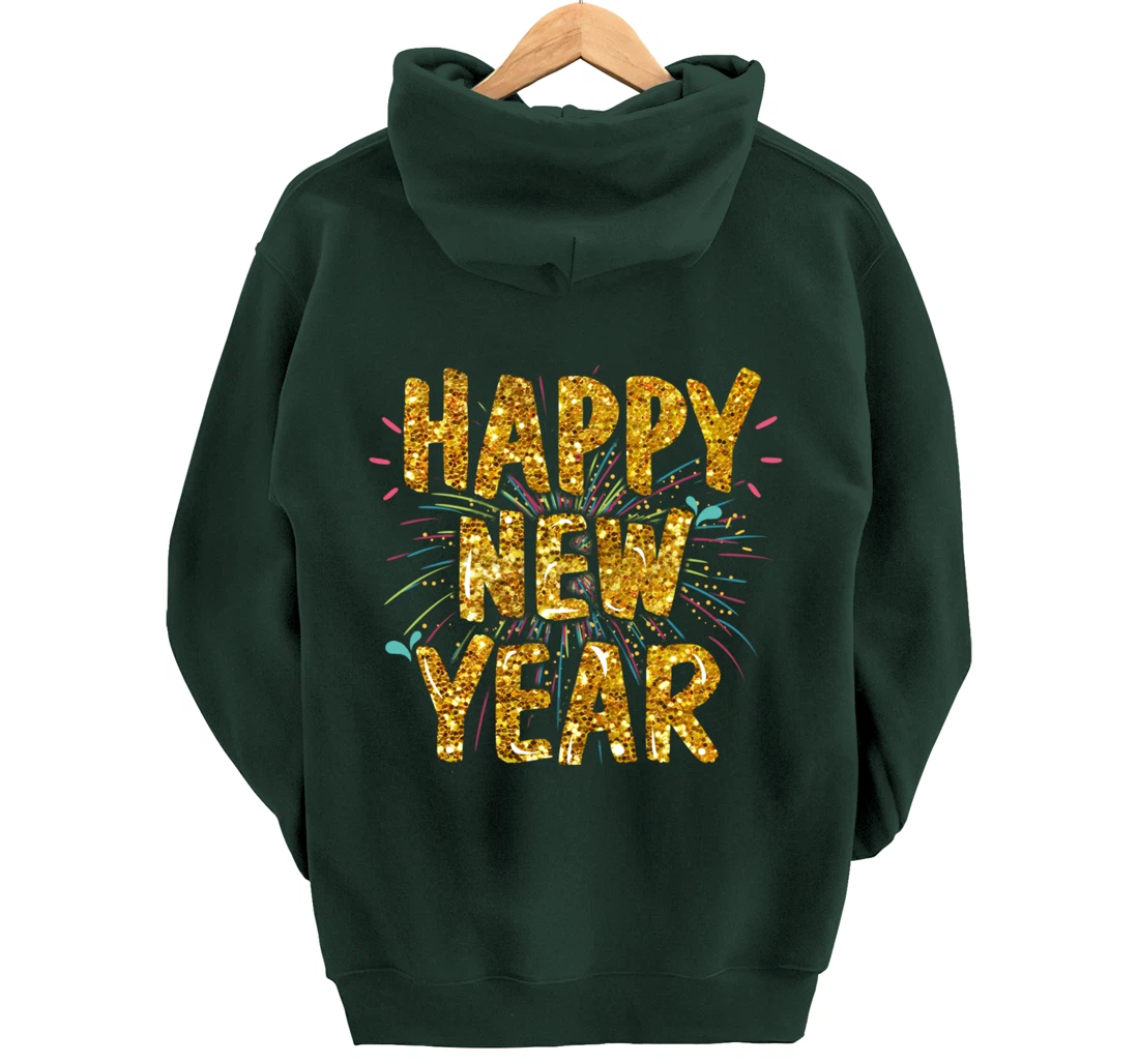 Happy New Year 2022 Funny New Years Eve Pullover Hoodie