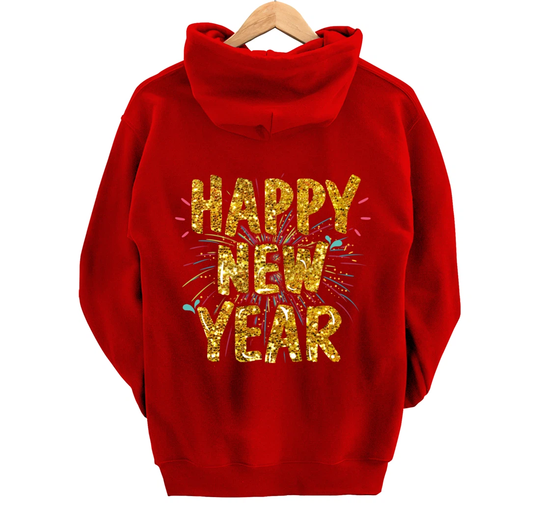 Happy New Year 2022 Funny New Years Eve Pullover Hoodie