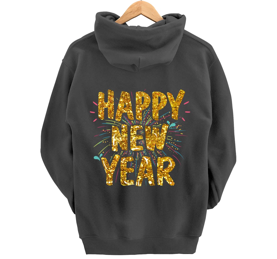 Happy New Year 2022 Funny New Years Eve Pullover Hoodie