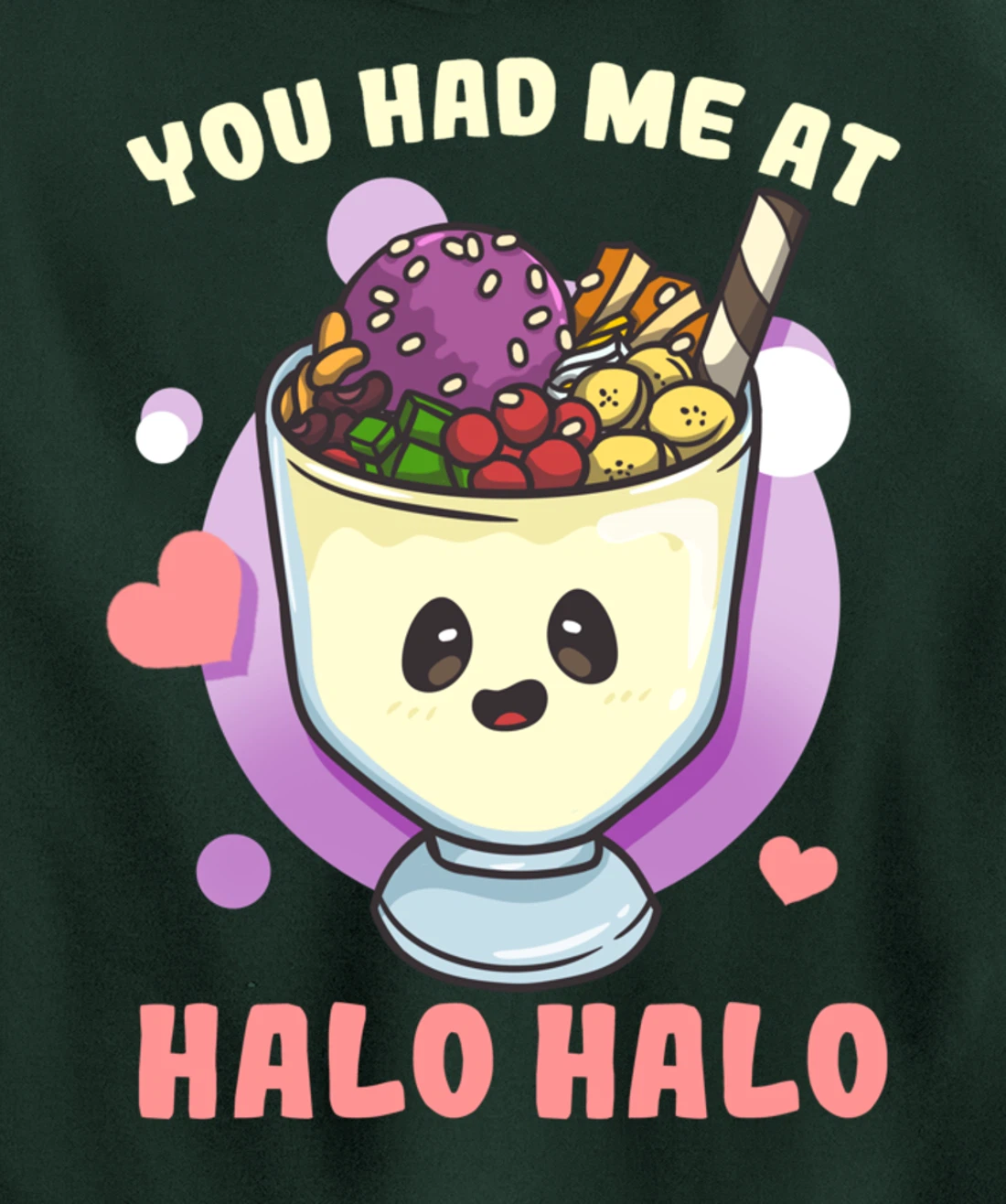 Halo Halo Philippines Filipino Food Pullover Hoodie