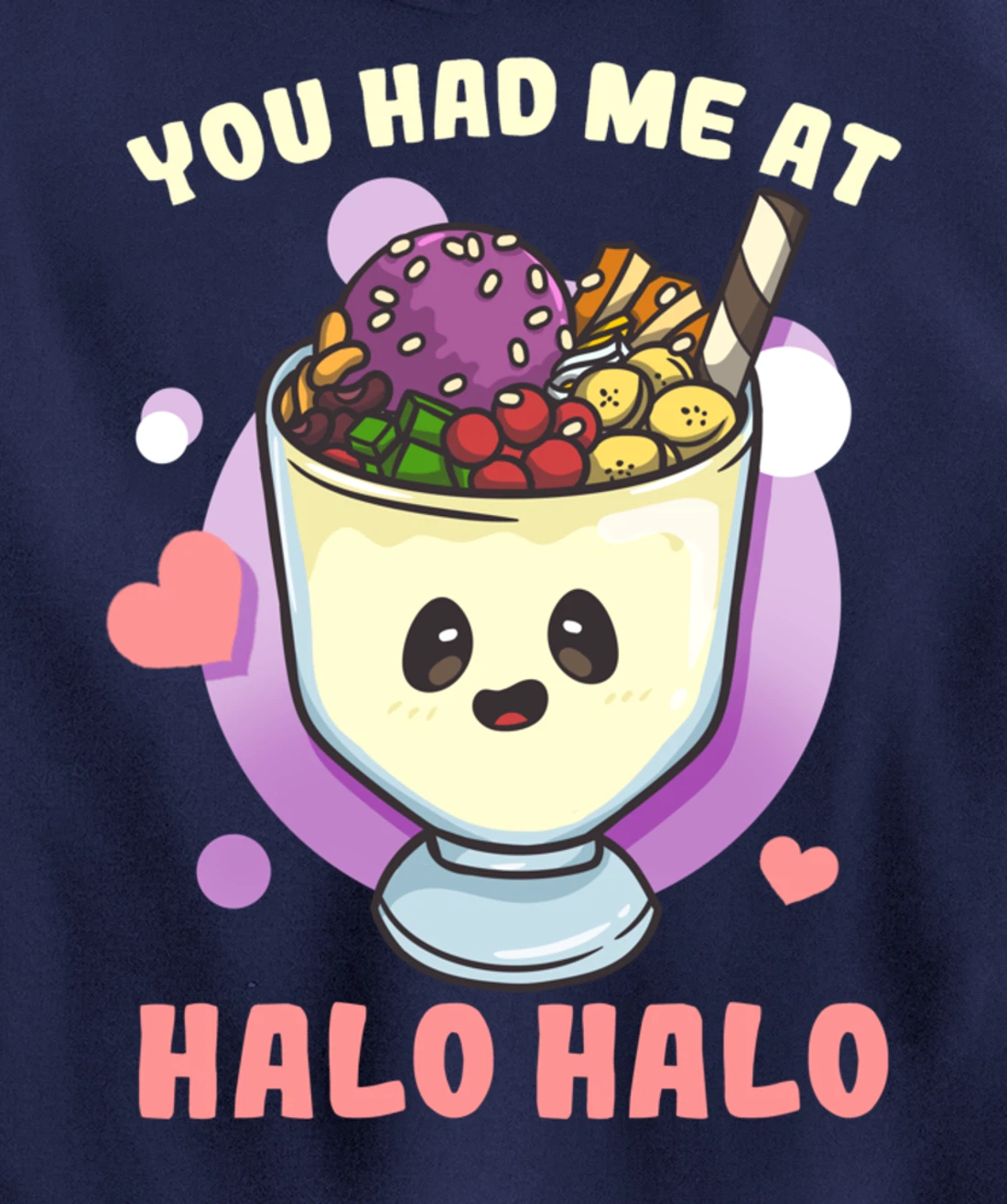 Halo Halo Philippines Filipino Food Pullover Hoodie