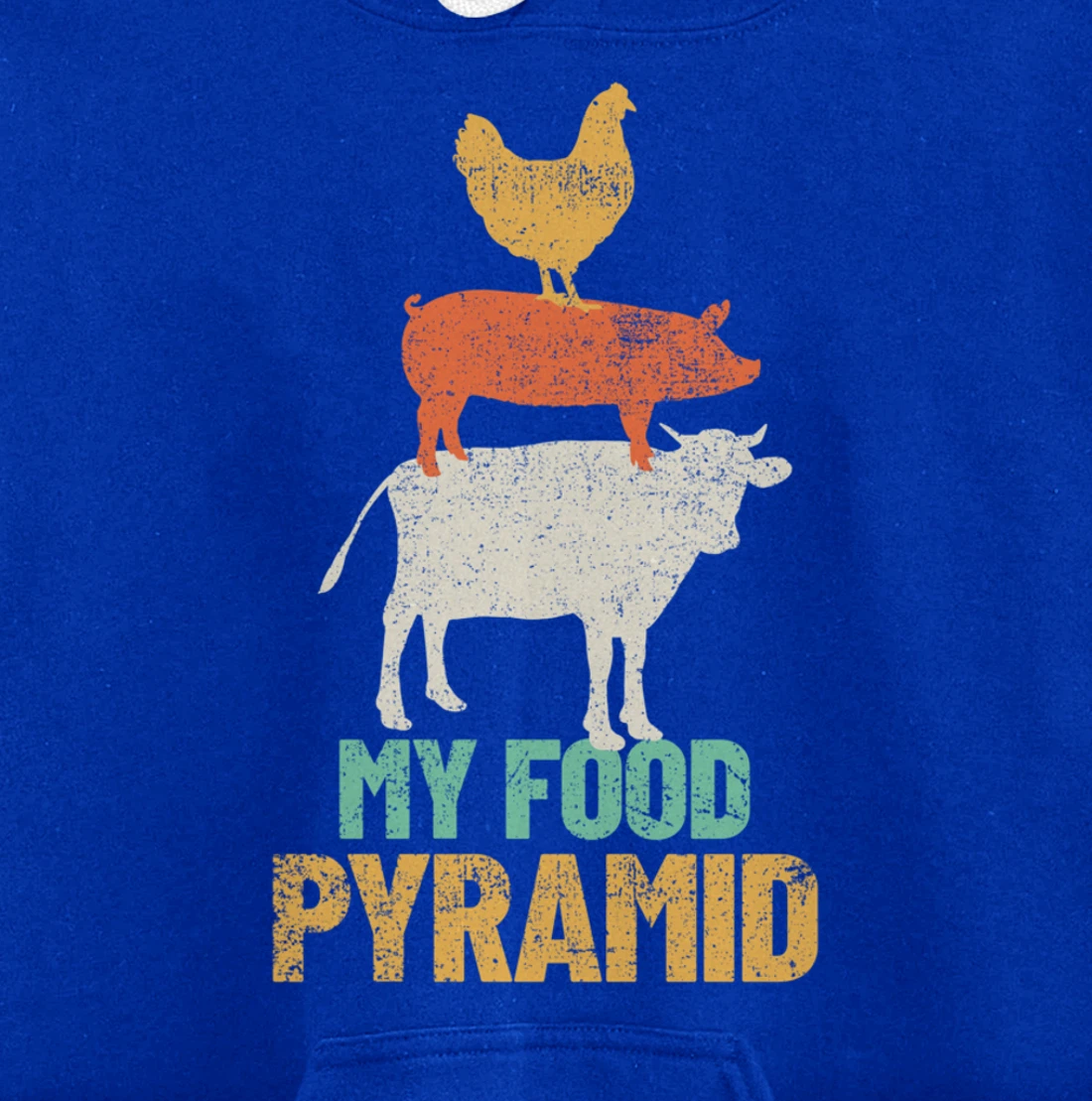 Carnivores Cow Pig Chicken Grilling BBQ Pullover Hoodie