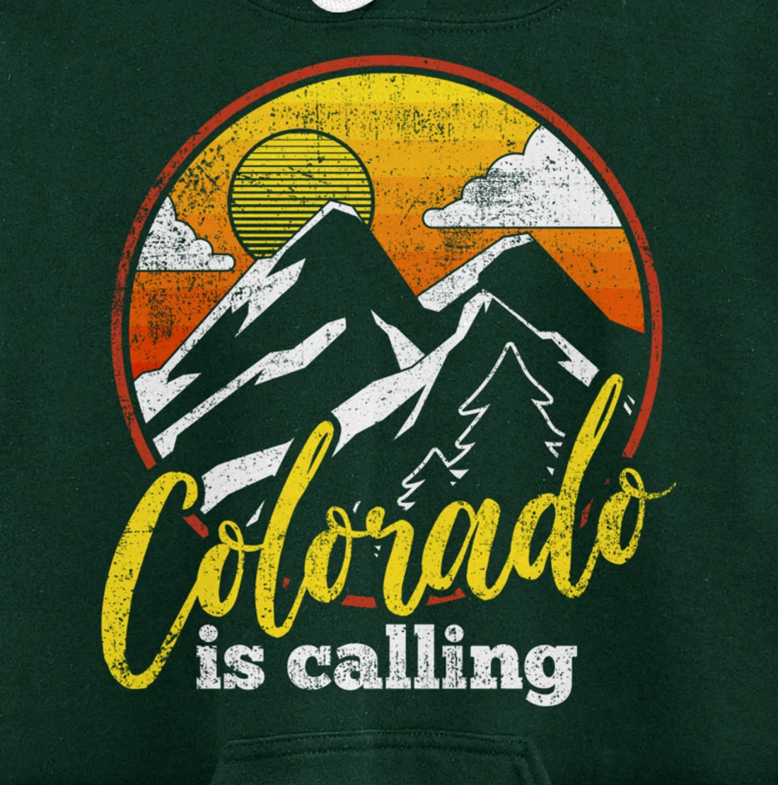 Colorado Mountain Hiking Hiker Pullover Hoodie