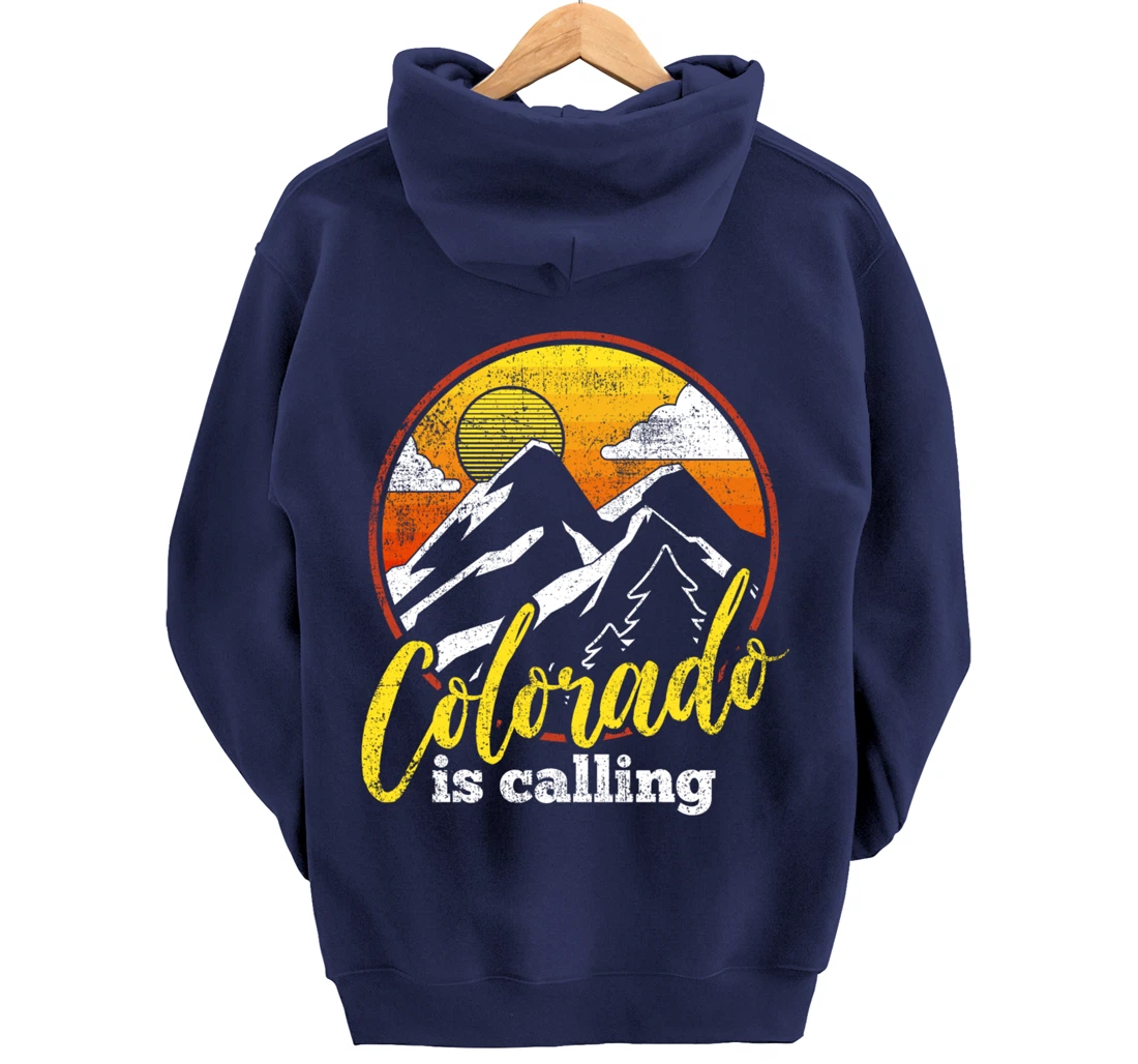 Colorado Mountain Hiking Hiker Pullover Hoodie