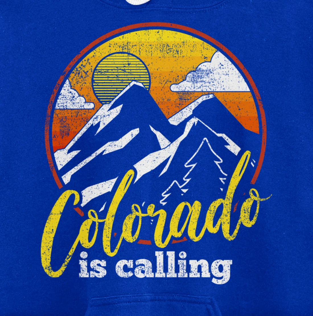 Colorado Mountain Hiking Hiker Pullover Hoodie