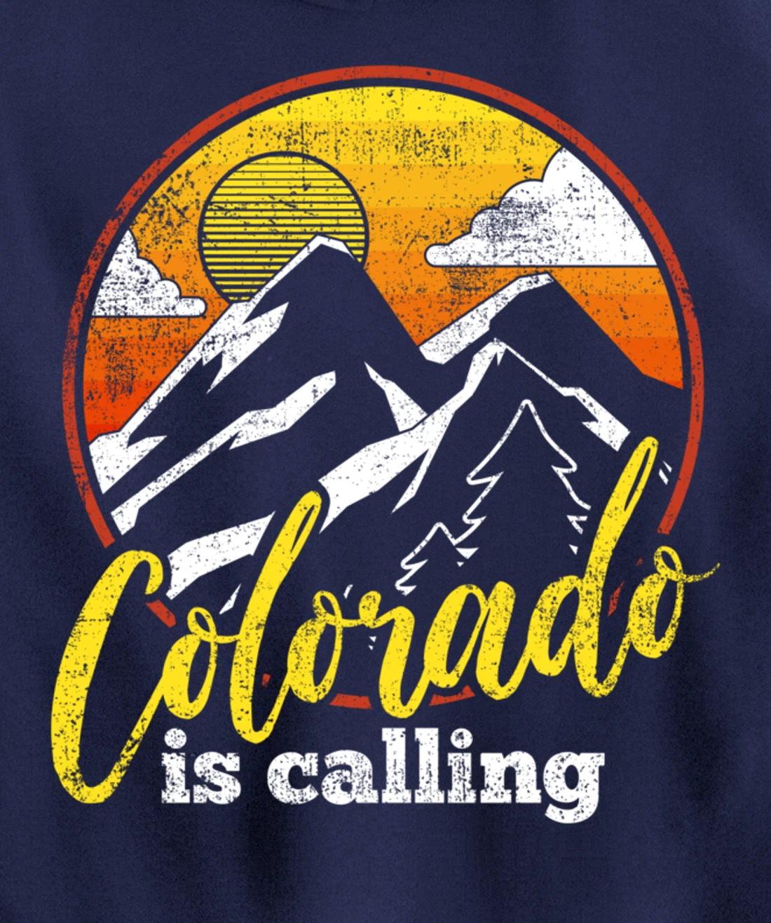 Colorado Mountain Hiking Hiker Pullover Hoodie