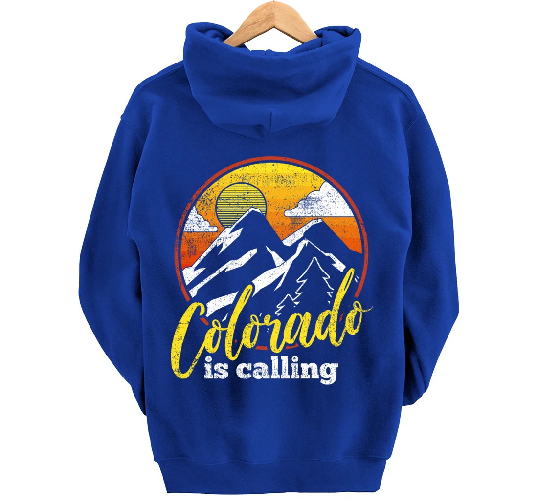 Colorado Mountain Hiking Hiker Pullover Hoodie