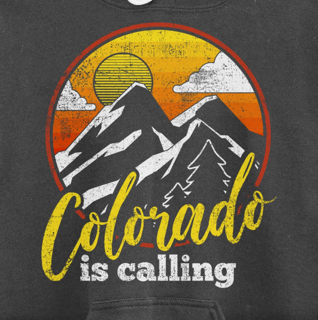 Colorado Mountain Hiking Hiker Pullover Hoodie