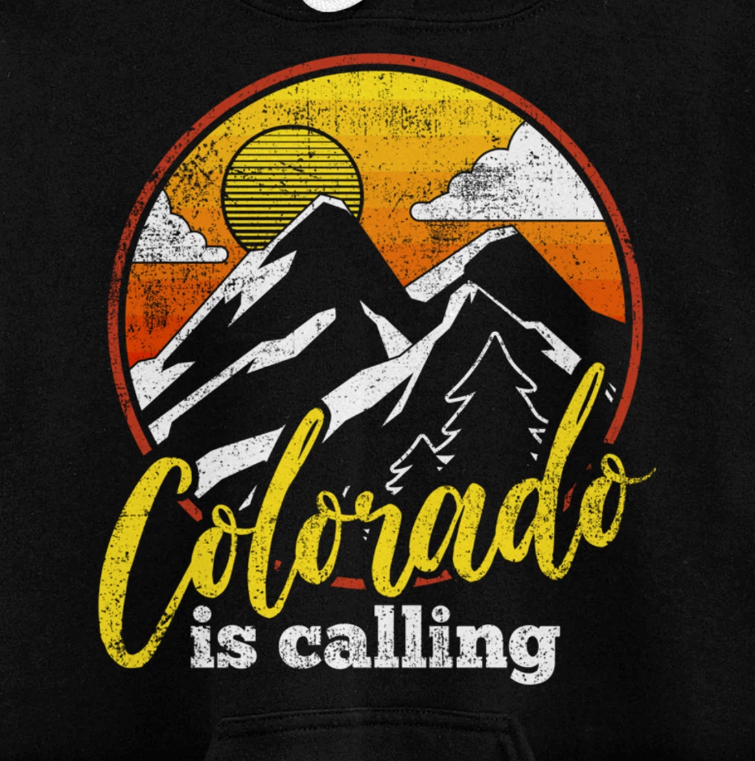 Colorado Mountain Hiking Hiker Pullover Hoodie