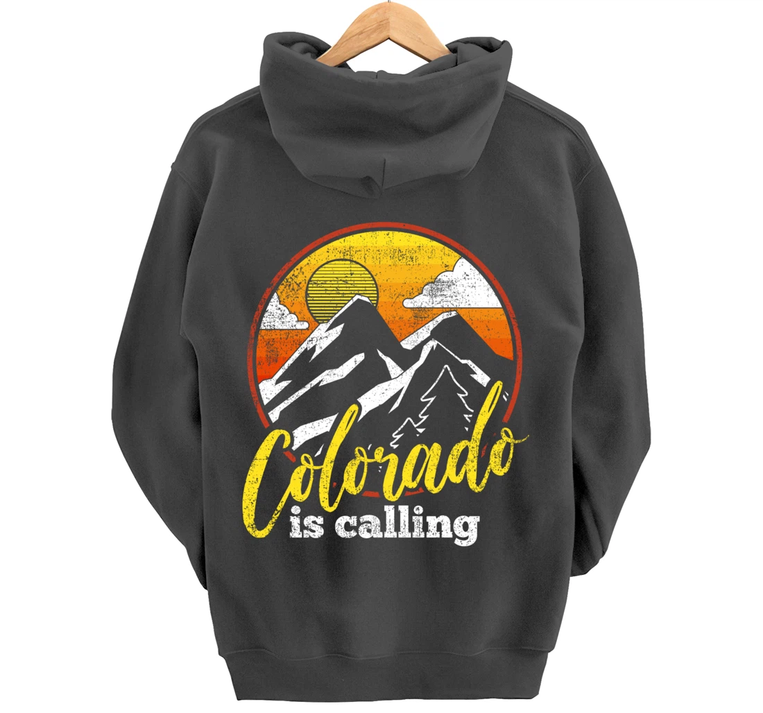 Colorado Mountain Hiking Hiker Pullover Hoodie