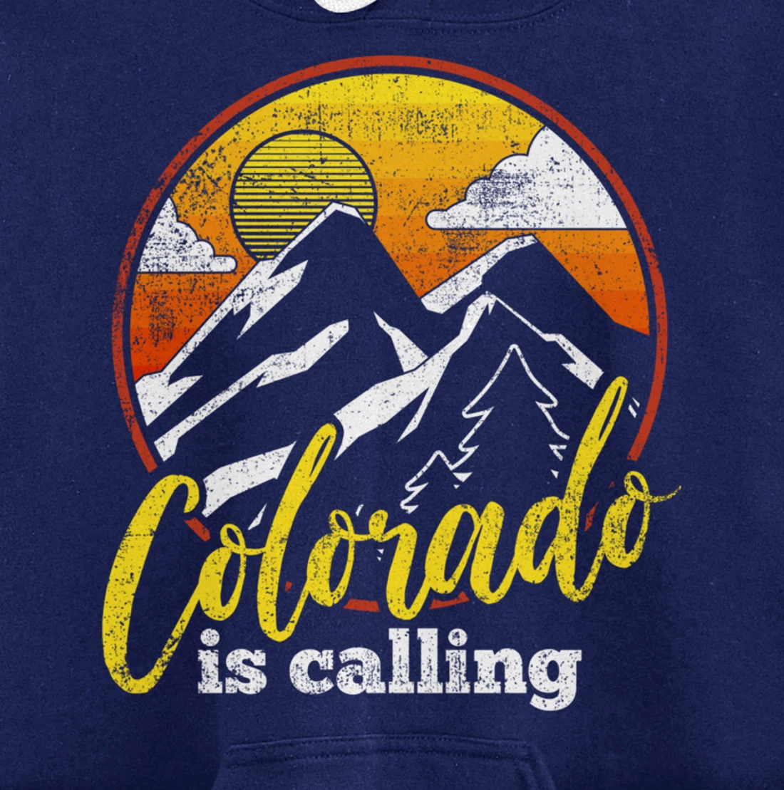 Colorado Mountain Hiking Hiker Pullover Hoodie