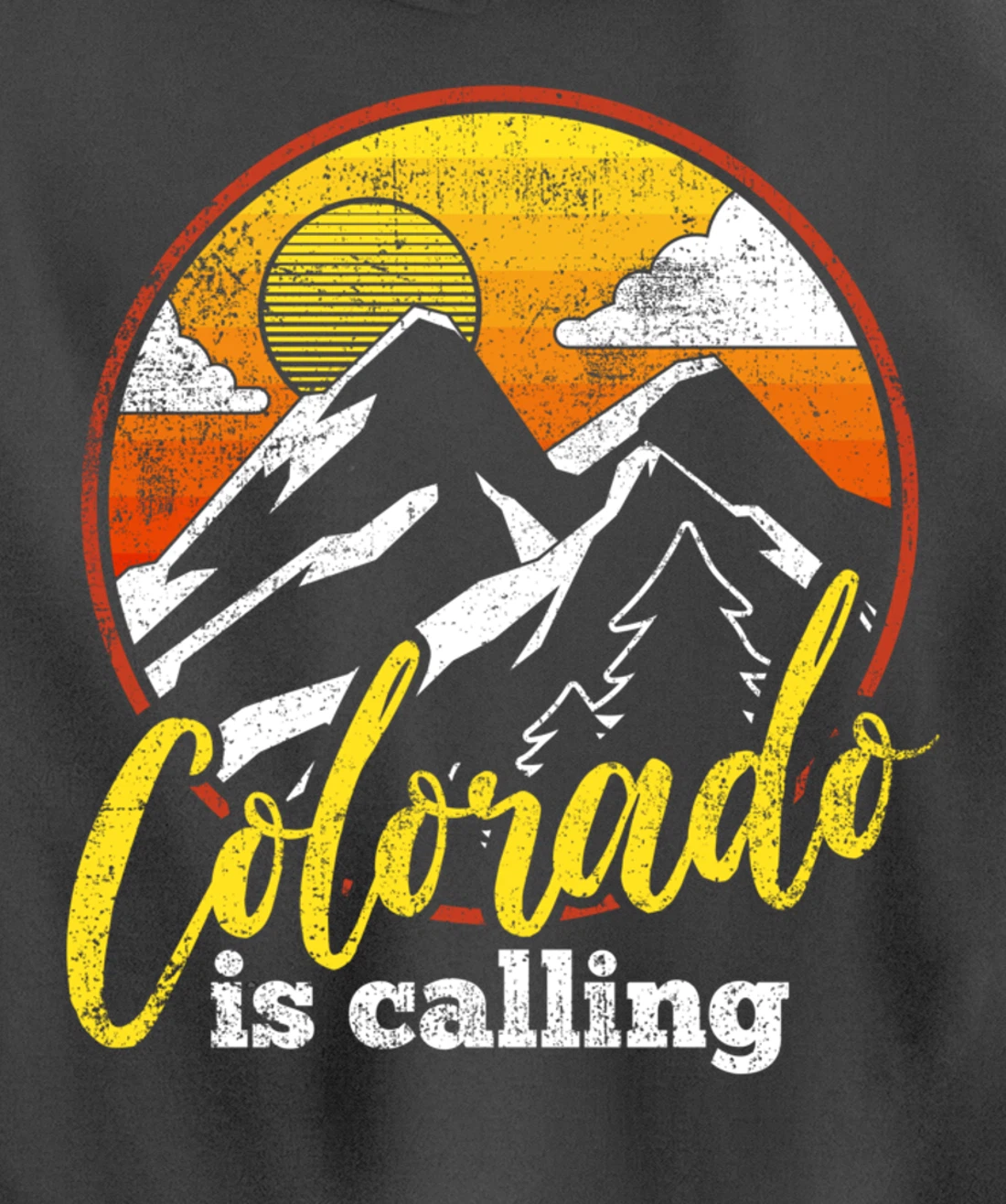 Colorado Mountain Hiking Hiker Pullover Hoodie