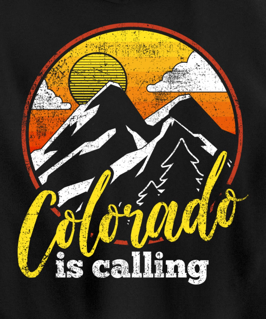 Colorado Mountain Hiking Hiker Pullover Hoodie