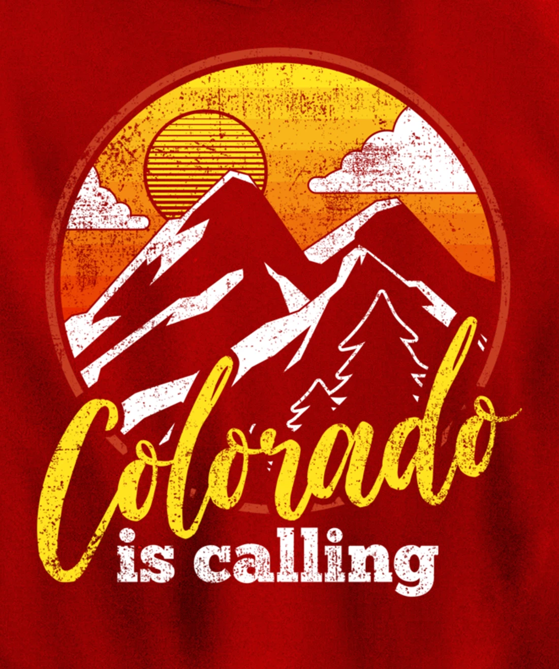 Colorado Mountain Hiking Hiker Pullover Hoodie