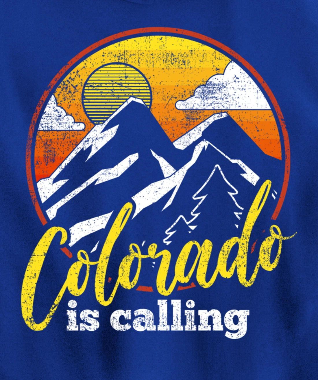 Colorado Mountain Hiking Hiker Pullover Hoodie