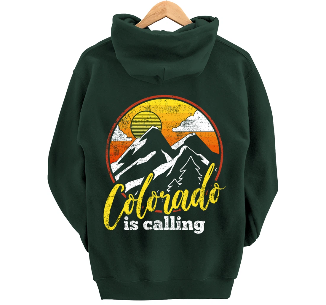 Colorado Mountain Hiking Hiker Pullover Hoodie