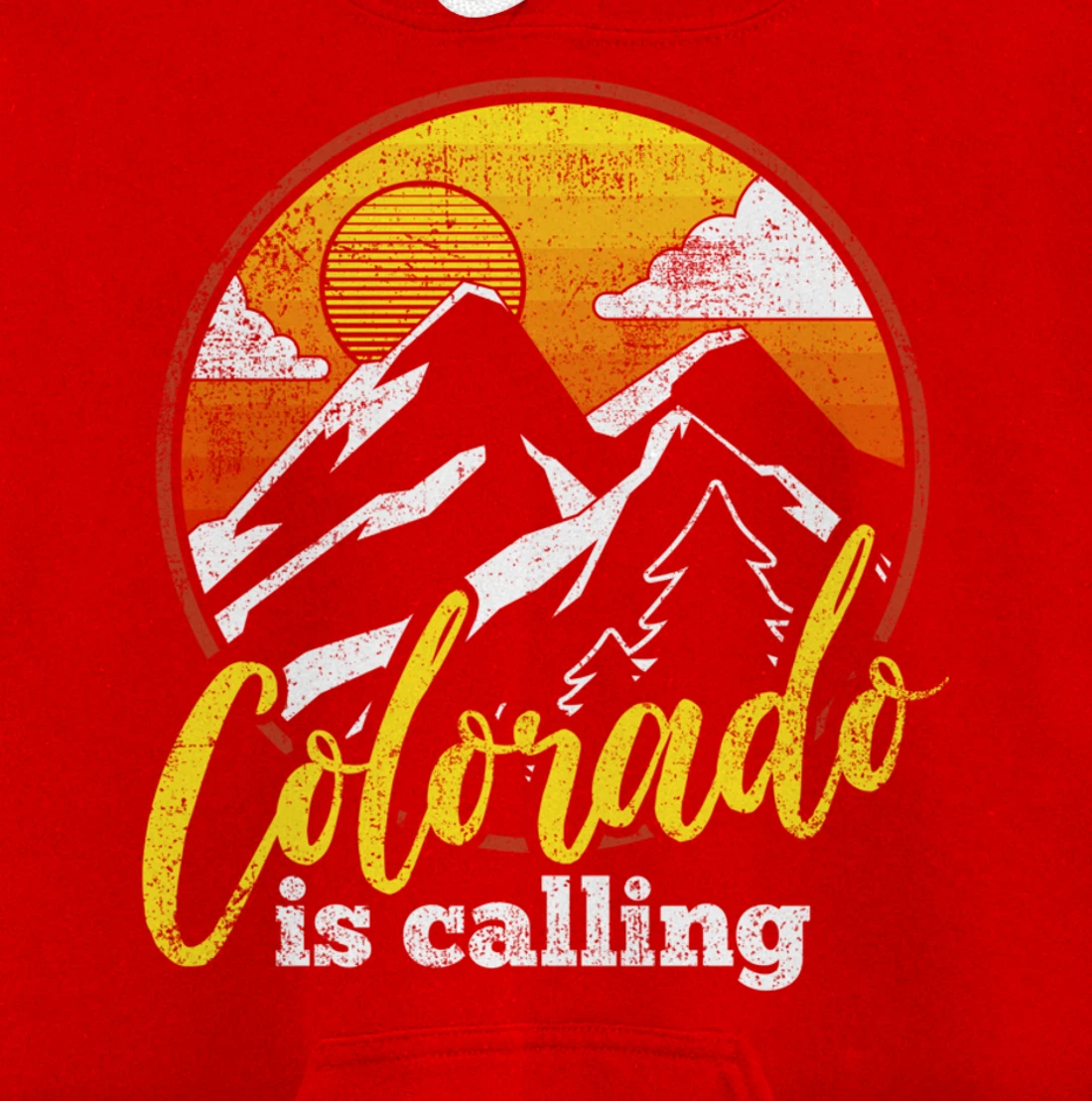 Colorado Mountain Hiking Hiker Pullover Hoodie
