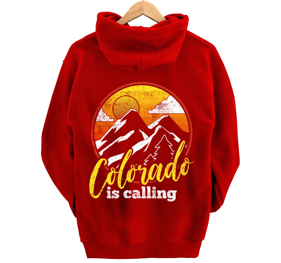Colorado Mountain Hiking Hiker Pullover Hoodie