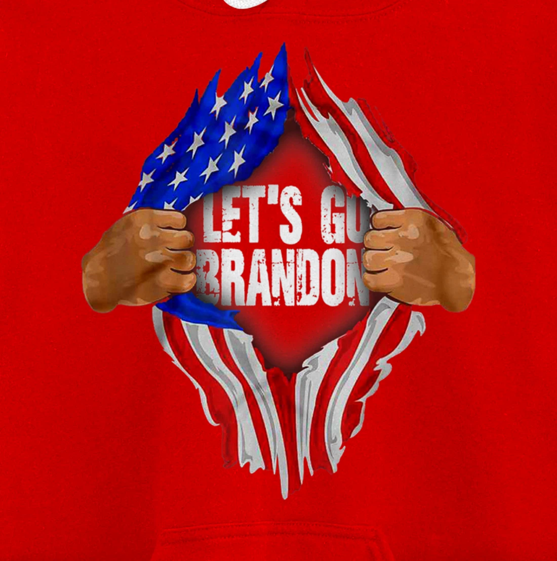 Let's Go Branson Brandon US Flag Conservative Anti Liberal Pullover Hoodie