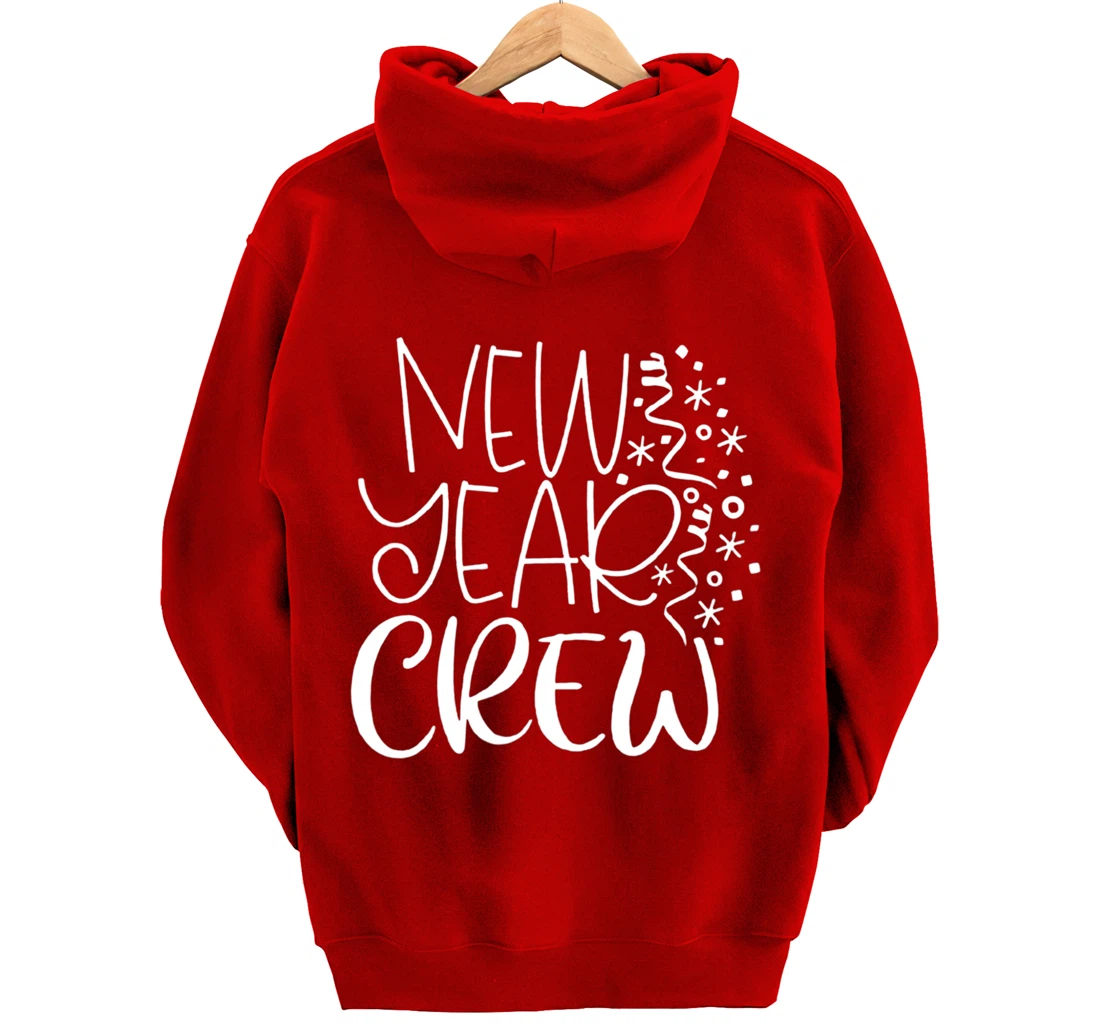 New Year Crew Matching Family Party Happy 2022 Pullover Hoodie