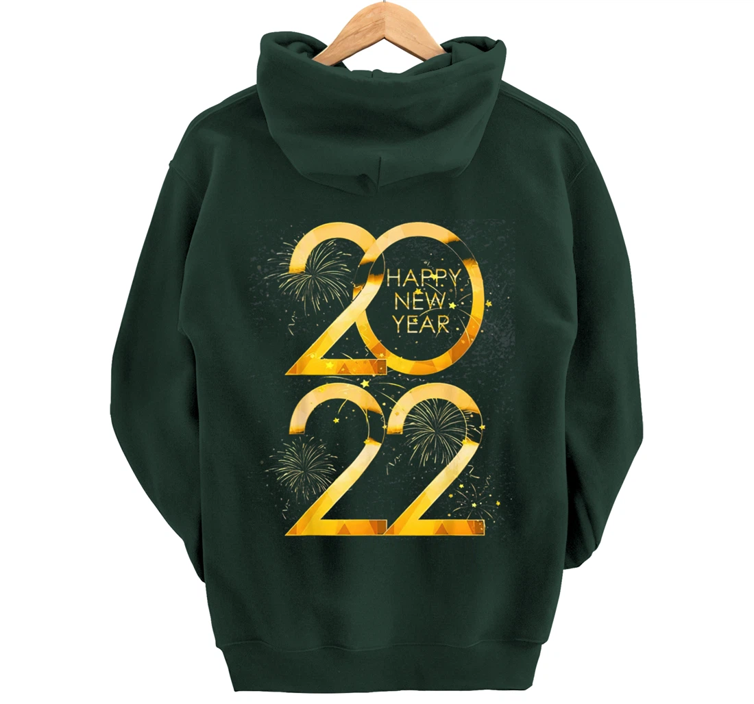 Happy New Year 2022 Crew Matching Family Party Pullover Hoodie