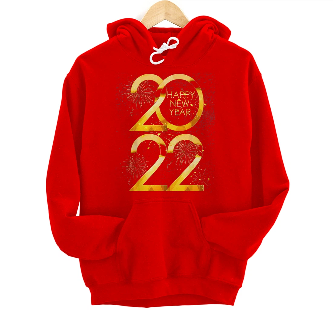 Happy New Year 2022 Crew Matching Family Party Pullover Hoodie