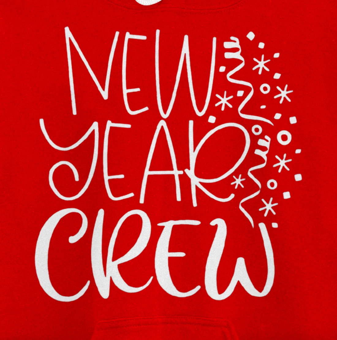 New Year Crew Matching Family Party Happy 2022 Pullover Hoodie