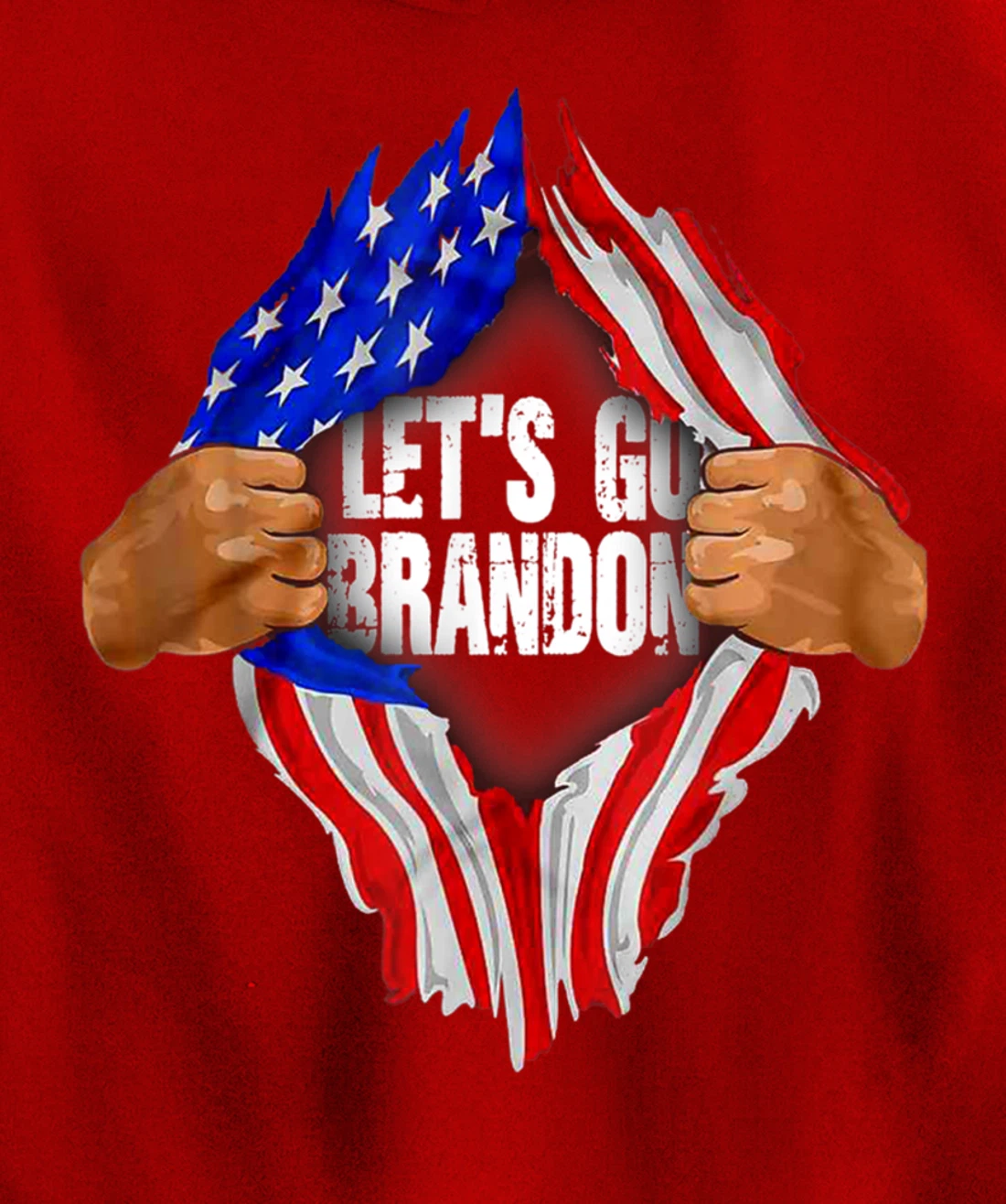 Let's Go Branson Brandon US Flag Conservative Anti Liberal Pullover Hoodie