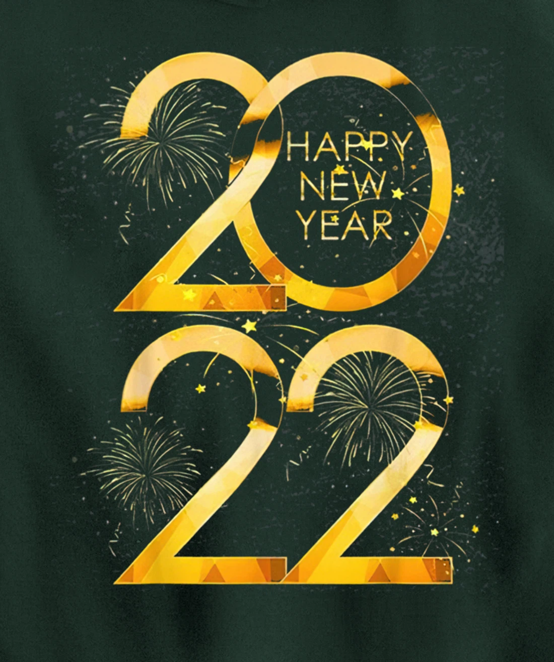 Happy New Year 2022 Crew Matching Family Party Pullover Hoodie