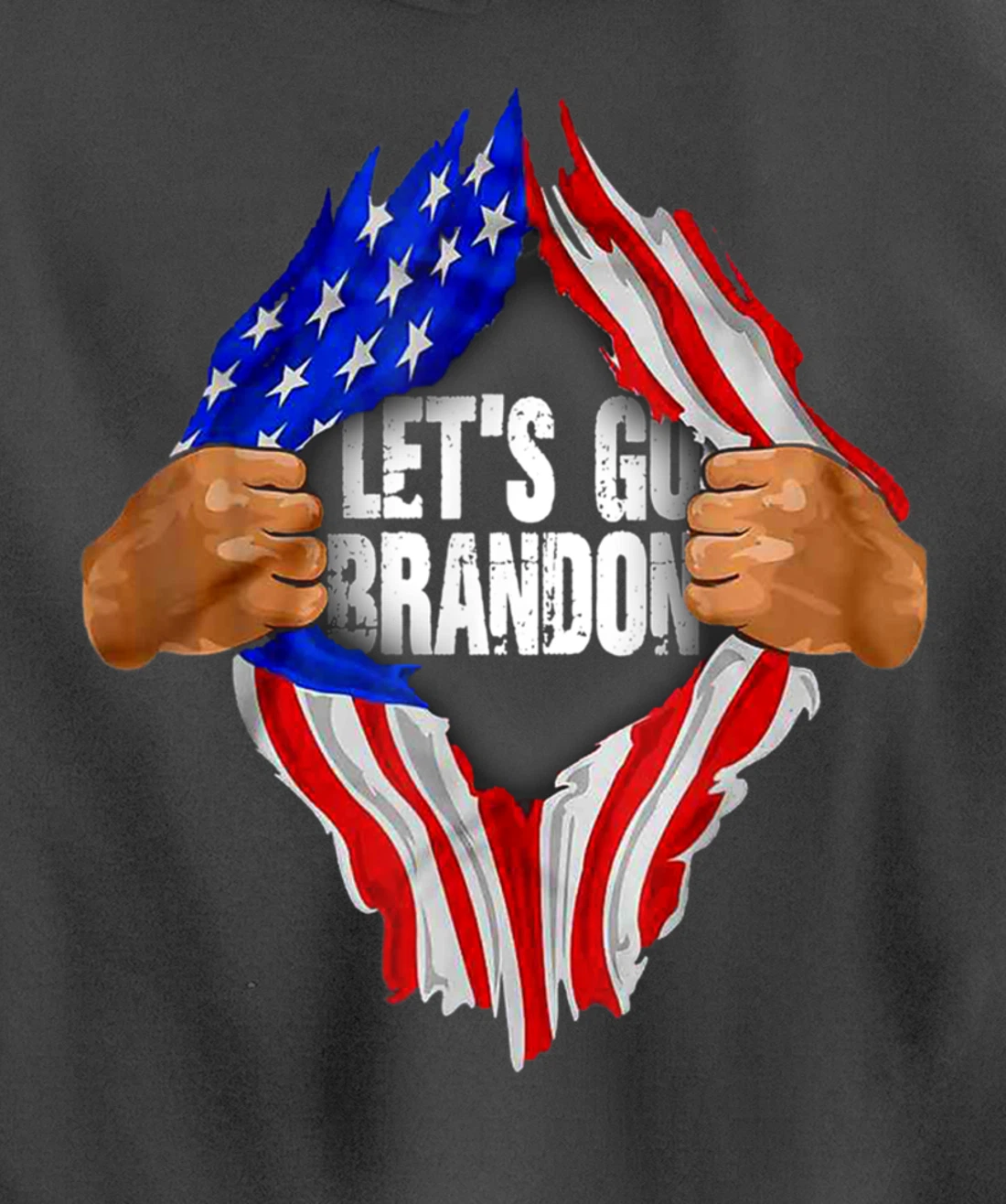 Let's Go Branson Brandon US Flag Conservative Anti Liberal Pullover Hoodie