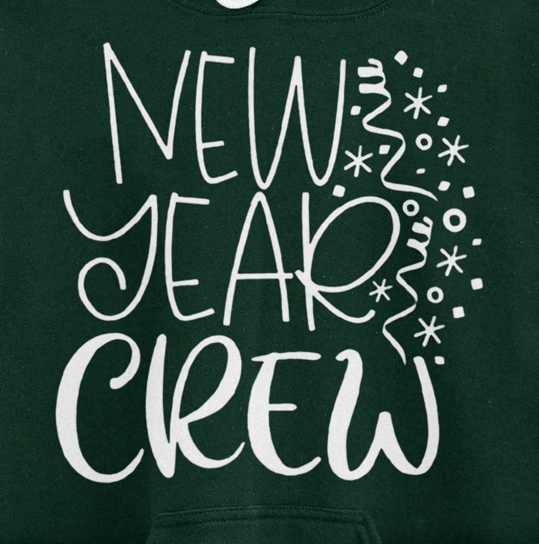 New Year Crew Matching Family Party Happy 2022 Pullover Hoodie
