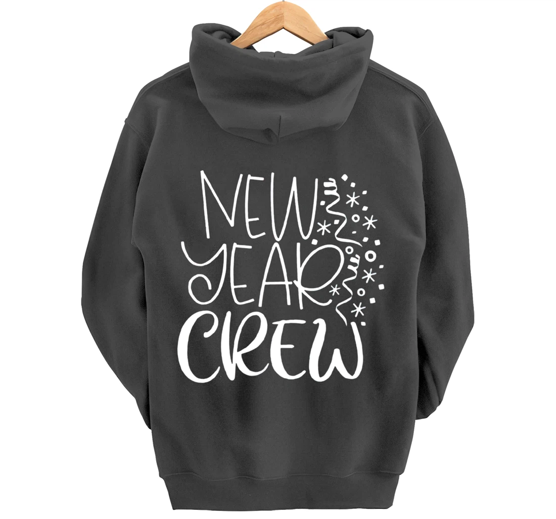 New Year Crew Matching Family Party Happy 2022 Pullover Hoodie