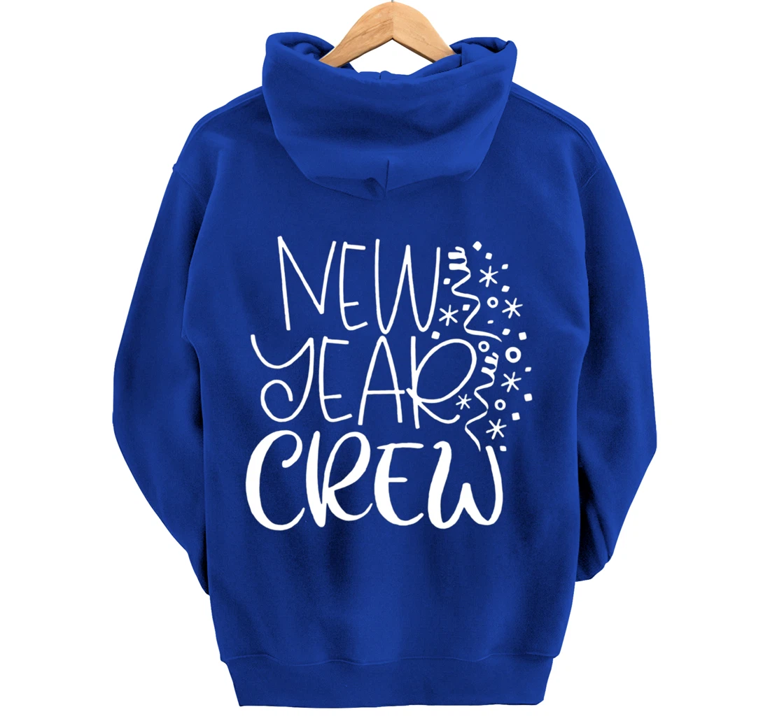 New Year Crew Matching Family Party Happy 2022 Pullover Hoodie