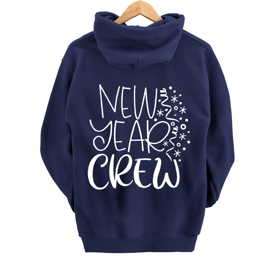 New Year Crew Matching Family Party Happy 2022 Pullover Hoodie