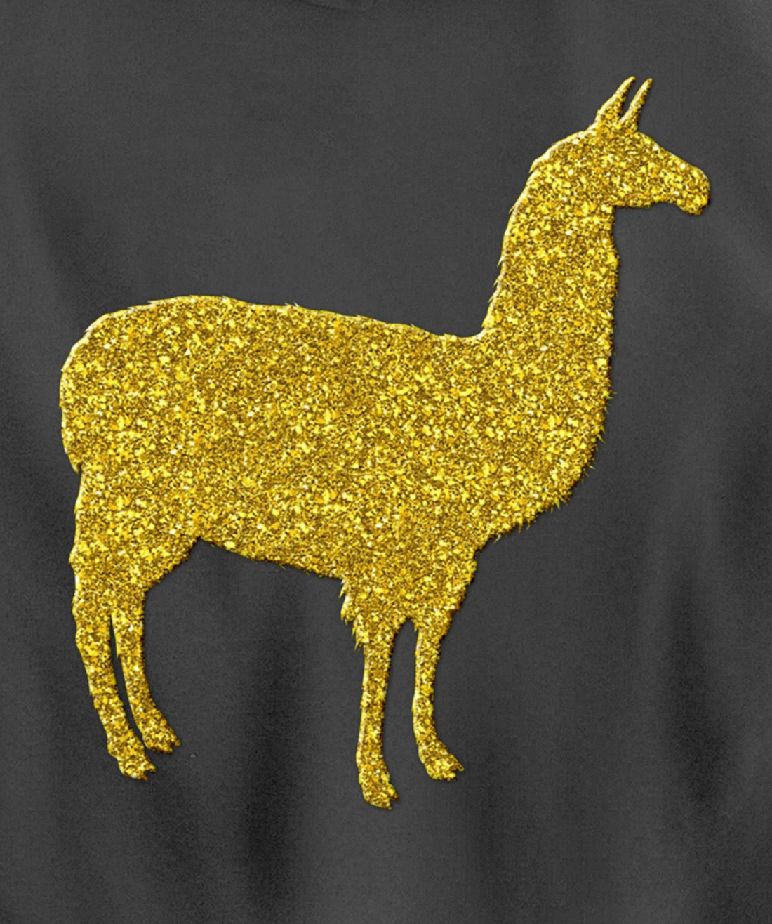 Llama alpaca Vintage, Golden retro animal symbol Pullover Hoodie