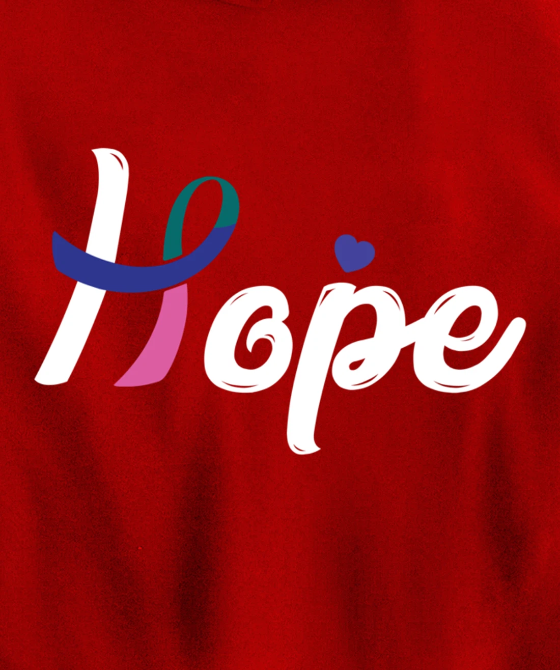 Thyroid Cancer Fight Cancer Ribbon Pullover Hoodie