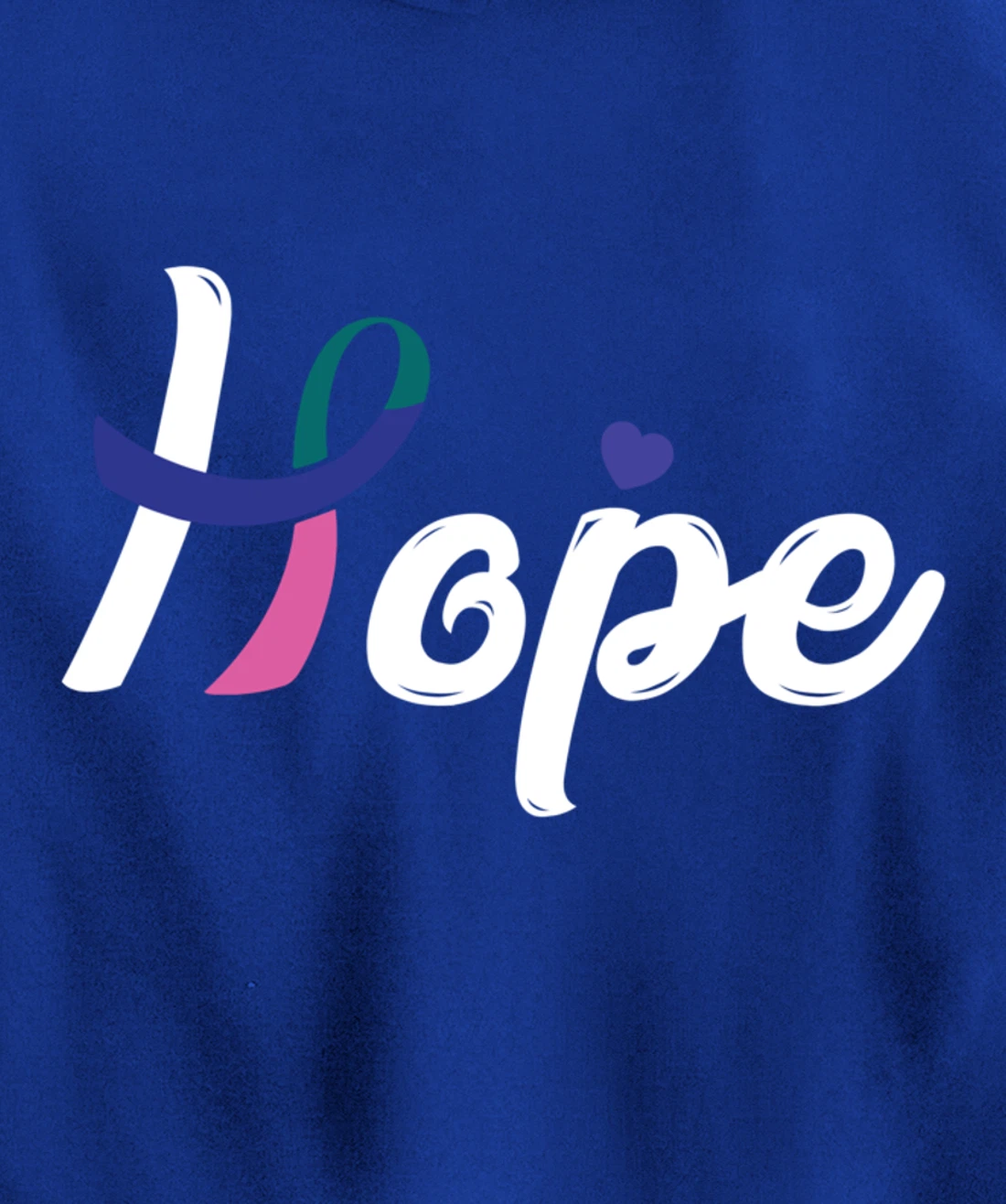 Thyroid Cancer Fight Cancer Ribbon Pullover Hoodie