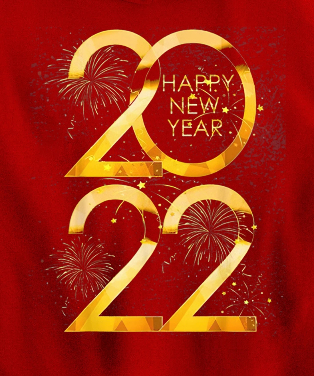 Happy New Year 2022 Crew Matching Family Party Pullover Hoodie