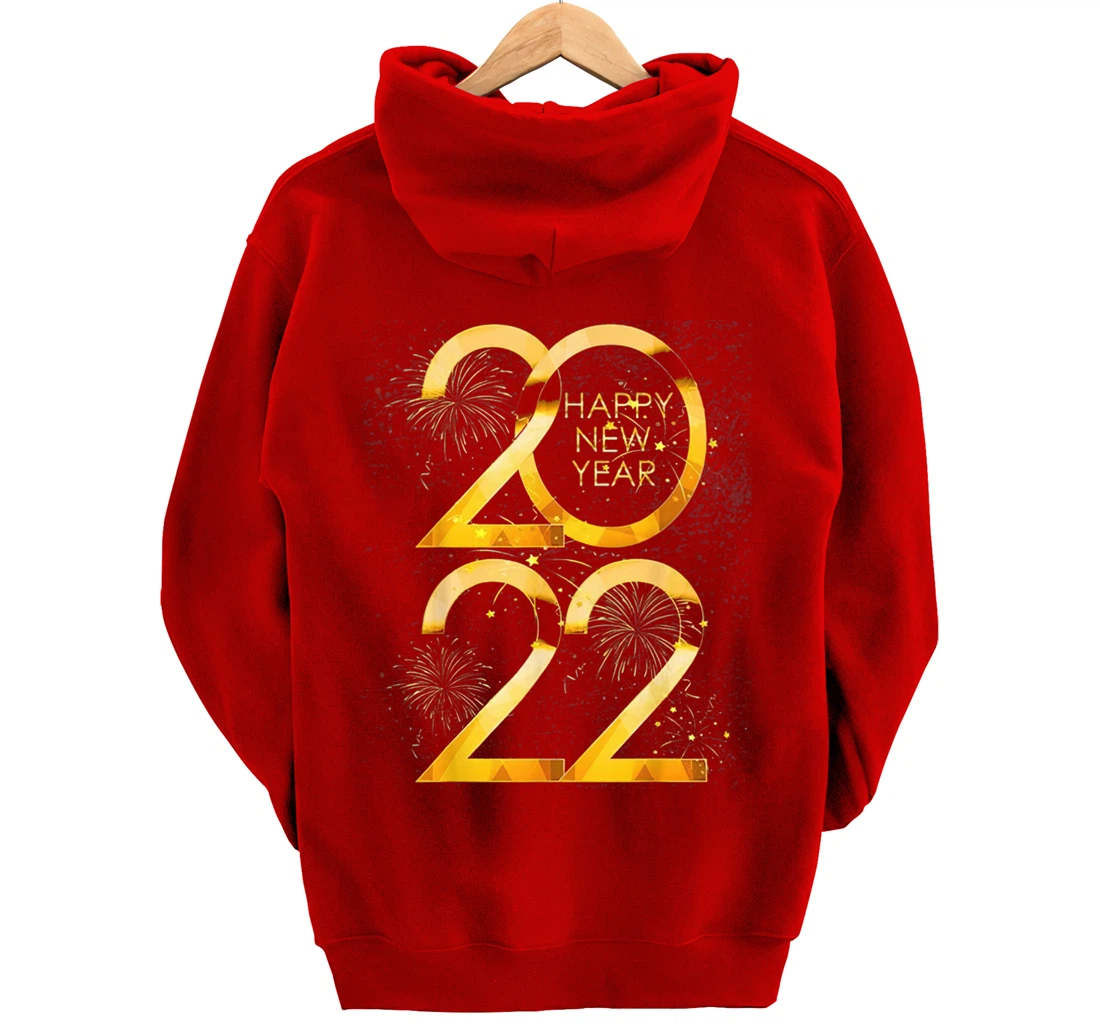 Happy New Year 2022 Crew Matching Family Party Pullover Hoodie