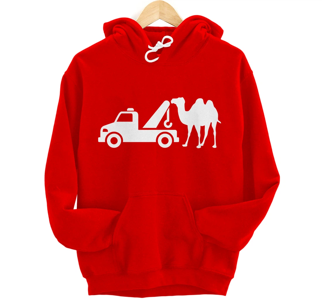 Cameltoe Camel Tow Truck Camel Toe Funny Gag Gift Xmas 2021 Pullover Hoodie