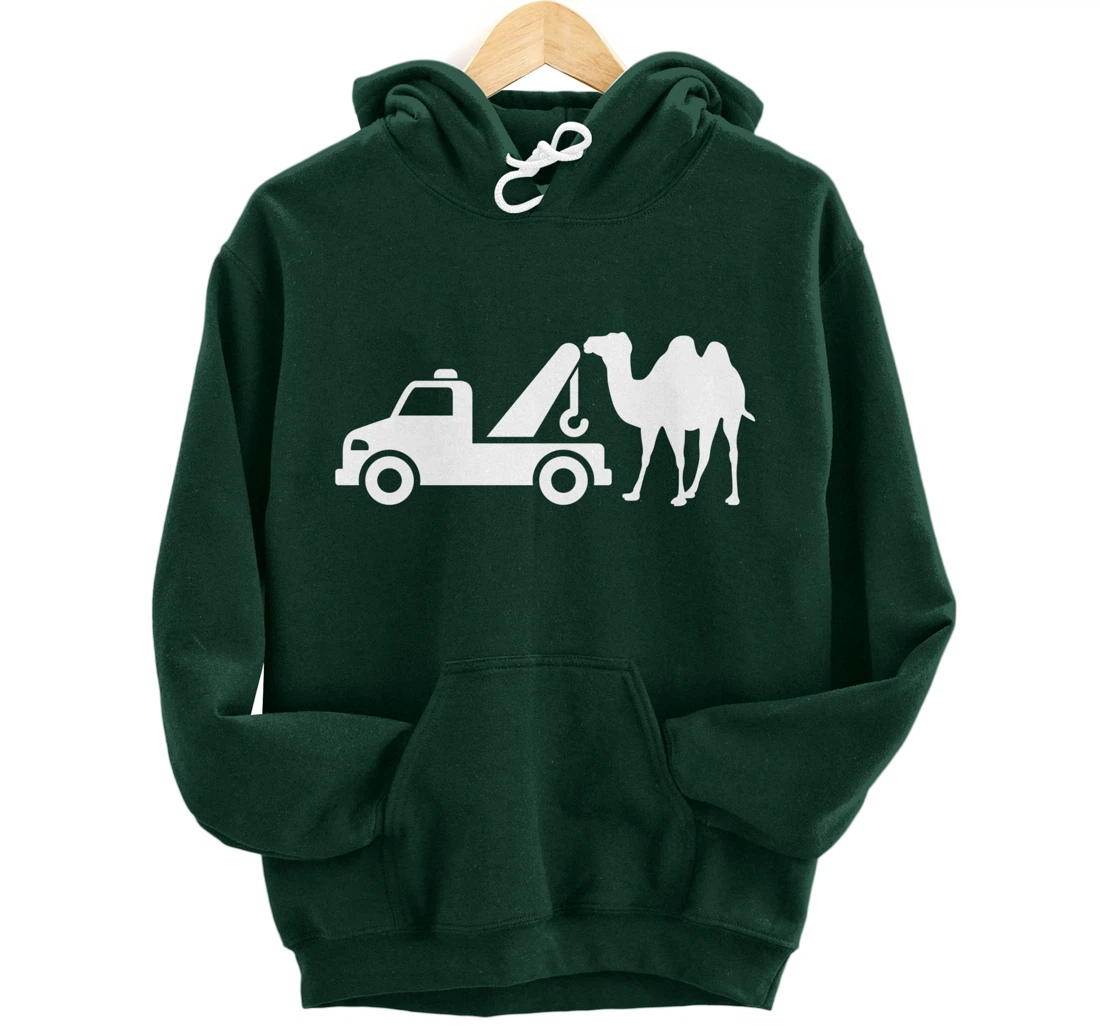 Cameltoe Camel Tow Truck Camel Toe Funny Gag Gift Xmas 2021 Pullover Hoodie