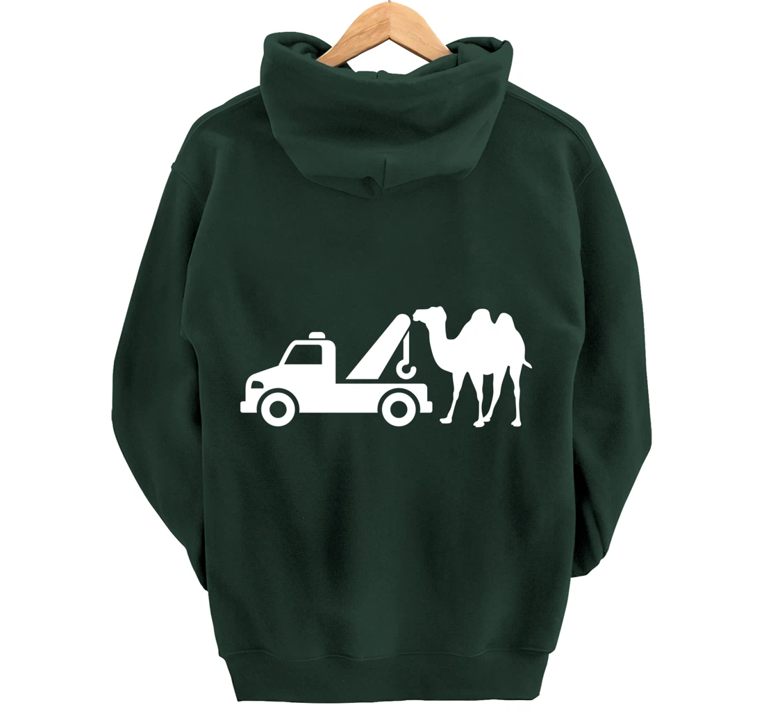 Cameltoe Camel Tow Truck Camel Toe Funny Gag Gift Xmas 2021 Pullover Hoodie