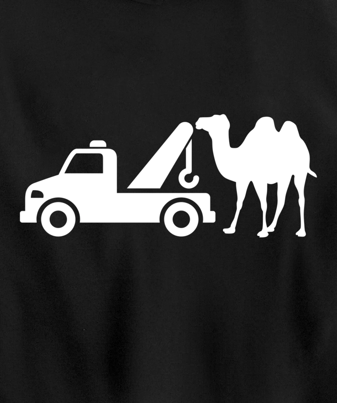 Cameltoe Camel Tow Truck Camel Toe Funny Gag Gift Xmas 2021 Pullover Hoodie
