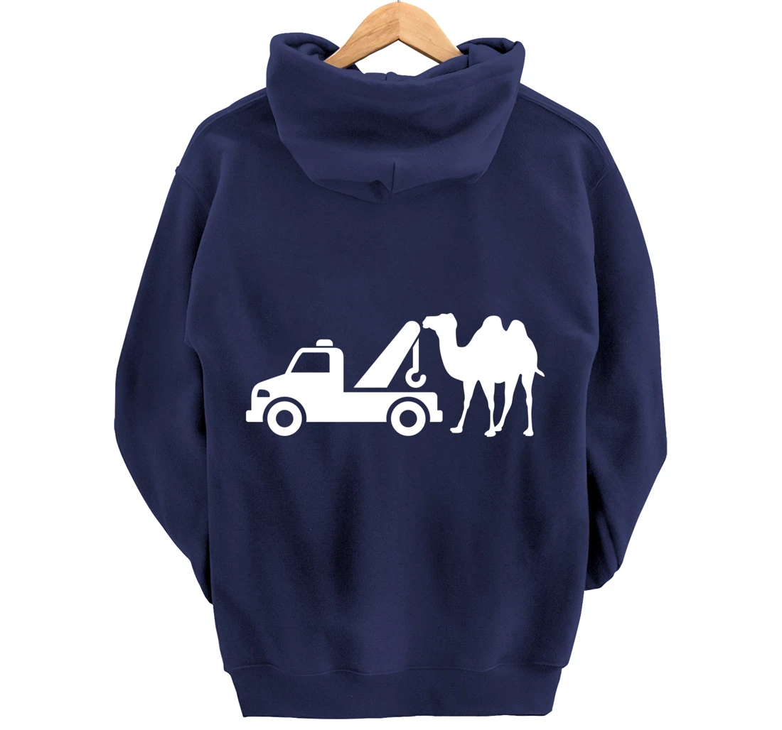 Cameltoe Camel Tow Truck Camel Toe Funny Gag Gift Xmas 2021 Pullover Hoodie